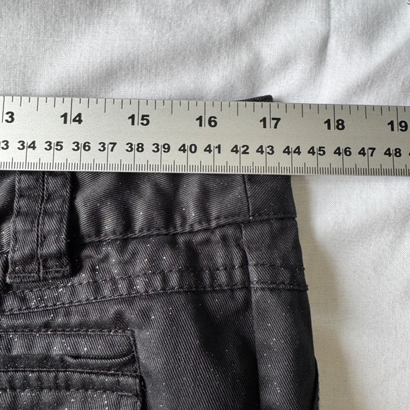 Zara trf Collection Women's Glitter Shortie Shorts Black 10 Summer Festival 1.5" - Picture 10 of 15